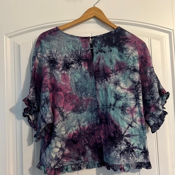 Anthropologie 
 C & C California linen blend Tye dye top - Picture 6 of 7